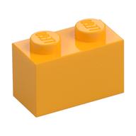 Brick 1 x 2 (Bright Light Orange)