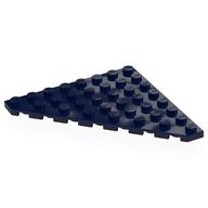 Wedge Plate 8 x 8 Cut Corner (Dark Blue)
