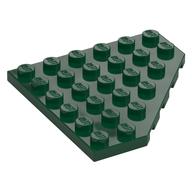 Wedge Plate 6 x 6 Cut Corner (Dark Green)
