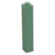Brick 1 x 1 x 5 with Solid Stud (Sand Green)