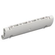 Technic Panel Curved 11 x 3 with 2 Pin Holes through Panel Surface (White)