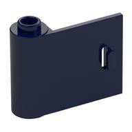 Door 1 x 3 x 2 Left - Open Between Top and Bottom Hinge (Dark Blue)