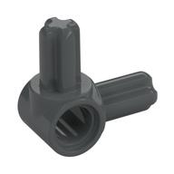 Technic Pin Connector Hub with 2 Perpendicular Axles (Dark Bluish Gray)