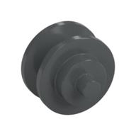 Wheel Centre Small with Stub Axles (Pulley Wheel) (Dark Bluish Gray)