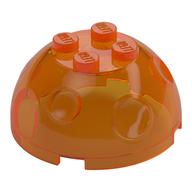 Rock Arctic Globe, Top (Trans-Orange)