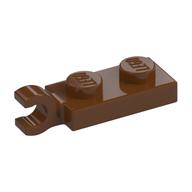 Plate Special 1 x 2 with Clip Horizontal on End (Reddish Brown)