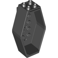 Sarcophagus / Coffin 2 x 4 x 6 Bottom (Black)