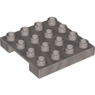 Duplo Loading Pallet 4 x 4 Smooth Side (Flat Silver)
