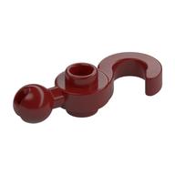 Hook with Towball (Dark Red)