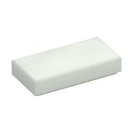Tile 1 x 2 with Groove (Glow in Dark White)