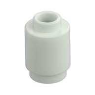 Brick Round 1 x 1 Open Stud (Glow in Dark White)