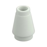 Cone 1 x 1 [Top Groove] (Glow in Dark White)