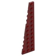 Wedge Plate 12 x 3 Left (Dark Red)