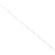 String Cord Thin (0.5mm) 100cm (White)