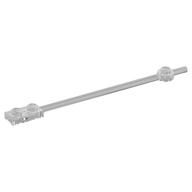 Bar 1 x 12 with 1 x 2 Plate End with Hollow Studs and 1 x 1 Round Plate End (Trans-Clear)