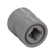 Wheel 8 x 9 with Hole Notched for Wheels Holder Pin, Re-inforced Back (Light Bluish Gray)