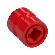 Wheel 8 x 9 with Hole Notched for Wheels Holder Pin, Re-inforced Back (Red)