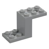Bracket 5 x 2 x 2 1/3 with Holes, Inside Stud Holder (Light Bluish Gray)