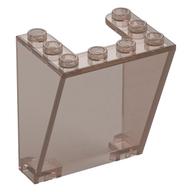 Windscreen 3 x 4 x 4 Inverted, Rounded Top Inside Edges, Cut-Out Bottom Inside Edges (Trans-Brown)