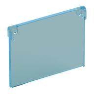 Glass for Window 1 x 4 x 3 [Opening] (Trans-Light Blue)