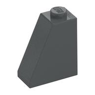 Brick Sloped 65° 2 x 1 x 2 (Dark Bluish Gray)