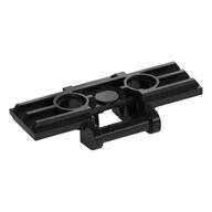 Technic Link Tread Wide with Two Pin Holes, Reinforced (Black)