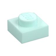 Plate 1 x 1 (Light Aqua)