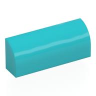 Brick Curved 1 x 4 x 1 1/3 No Studs (Medium Azure)