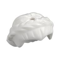 Hair Short with Braid around Sides, Hole On Top (White)