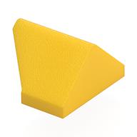 Brick Sloped 45° 2 x 1 Double / Inverted with Bottom Stud Holder (Yellow)