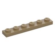 Plate 1 x 6 (Dark Tan)