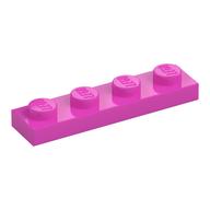 Plate 1 x 4 (Dark Pink)