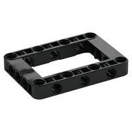 Technic Beam Frame 5 x 7 with 3 x 5 Opening Thick (Black)
