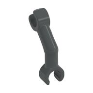 Arm Skeleton Bent with Clips at 90° [Vertical Grip] (Dark Bluish Gray)
