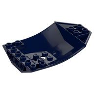 Brick Wedged, Curved Inverted 8 x 6 x 2 Cockpit (Dark Blue)