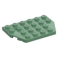 Wedge Plate 4 x 6 Cut Corners (Sand Green)