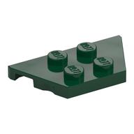 Wedge Plate 2 x 4 (Dark Green)