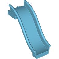 Duplo Playground Slide Straight with Two Top Studs (Medium Azure)