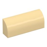 Brick Curved 1 x 4 x 1 1/3 No Studs (Tan)