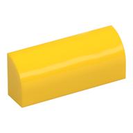 Brick Curved 1 x 4 x 1 1/3 No Studs (Yellow)