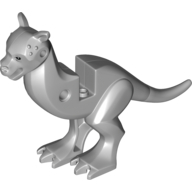 Creature Body Part, Tauntaun Body with Legs and Eyes Print, Flexible Tail (Light Bluish Gray)