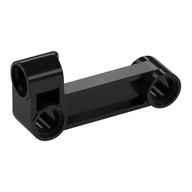 Technic Pin Connector Perpendicular 2 x 4 Bent - Beam with 90 Hole Ø 4.8 (Black)