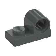 Plate Special 1 x 2 with Pin Hole on Top (Dark Bluish Gray)