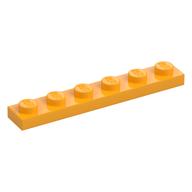 Plate 1 x 6 (Bright Light Orange)