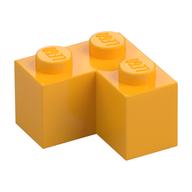 Brick 2 x 2 Corner (Bright Light Orange)