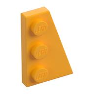 Wedge Plate 3 x 2 Right (Bright Light Orange)