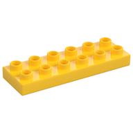 Duplo Plate 2 x 6 (Yellow)