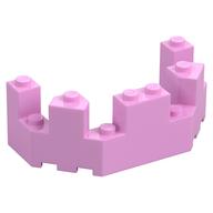 Castle Turret Top 4 x 8 x 2 1/3 (Bright Pink)