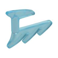 Tool Saw with Handle and Tooth (Trans-Light Blue)