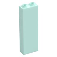 Brick 1 x 2 x 5 with Hollow Studs (Light Aqua)